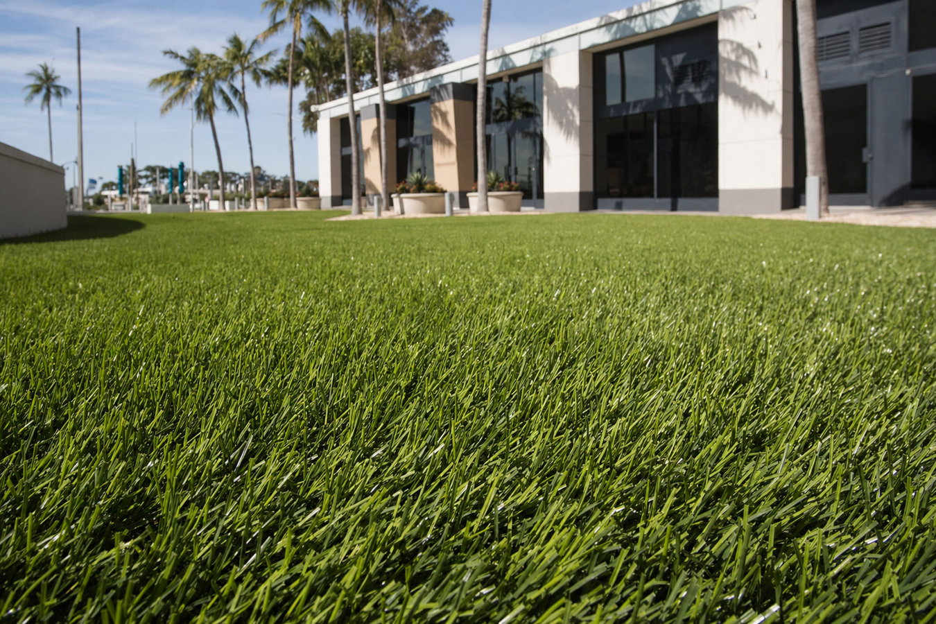 Commercial turf installation in Bryan, TX
